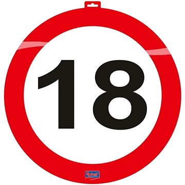 

Dekorace dopravní značka 18, 47cm