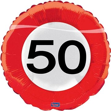 

Balón foliový dopravní značka 50 , 45cm