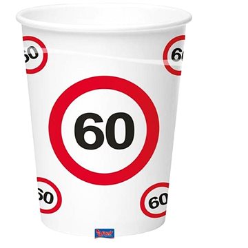

Kelímky dopravní značka 60, 350ml 8ks/bal