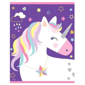 Taška jednorožec / unicorn, 8 ks, 22,5 x 18,5 cm