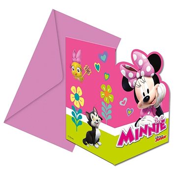 

Pozvánky myška minnie "minnie happy helpers" , 6 ks
