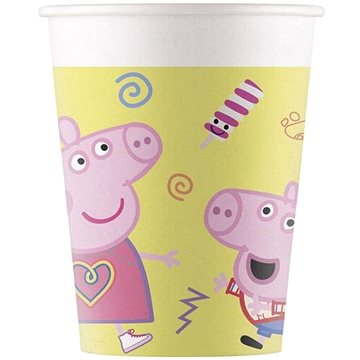 

Papírové kelímky "Prasátko Peppa", 200 ml, 8 ks
