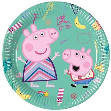 

GODAN Papírové talíře Prasátko Peppa 20 cm 8 ks