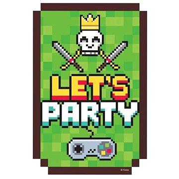 

Pozvánky minecraft - 6ks