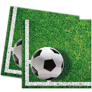 

Papírové ubrousky fotbal 33x33 cm, 20 ks