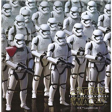

Ubrousky star wars - hvězdné války - the force awaknes - 33x33 cm - 20 ks