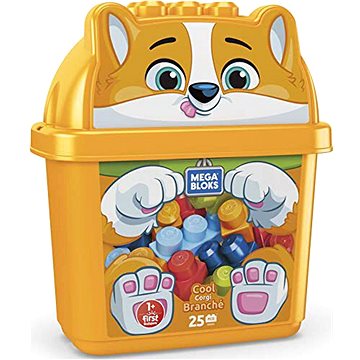 

Mega Bloks kyblík s kostkami - Corgi