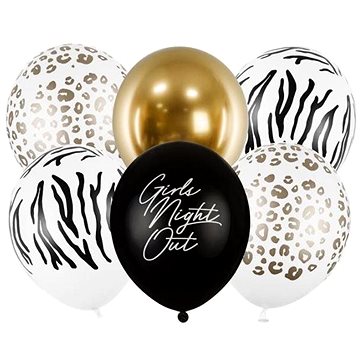 

Sada latexových balónků "girls night out" - rozlučka se svobodou - 30 cm - 6 ks