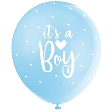 

Balónky latexové - "it´s a boy" - kluk - modro-bílé - 5 ks - 30 cm