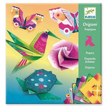 

Origami neonové Tropy