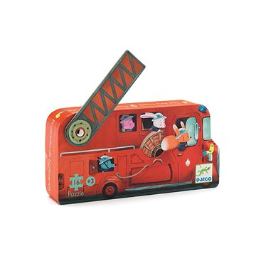 

Puzzle v krabičce Hasičské auto