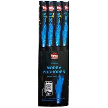 

Bengálský oheň - modrá pochodeň- 4ks