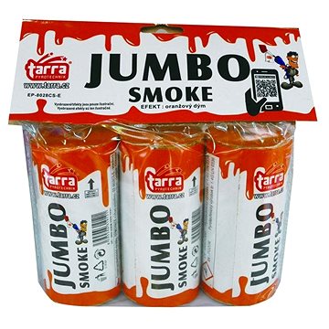 

Dýmovnice - jumbo smoke - oranžová - 3ks - trhací pojistka