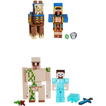 

Minecraft 8 cm figurka dvojbalení asst