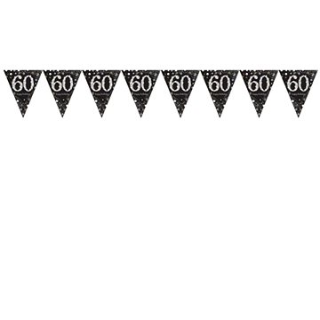 

Girlanda vlajky 60 let - narozeniny - happy birthday - 400 cm