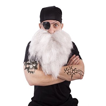 

Vousy pirátské se šátkem a klapkou 3 ks