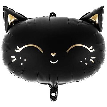 

Balón foliový kočka - černá - 45 cm
