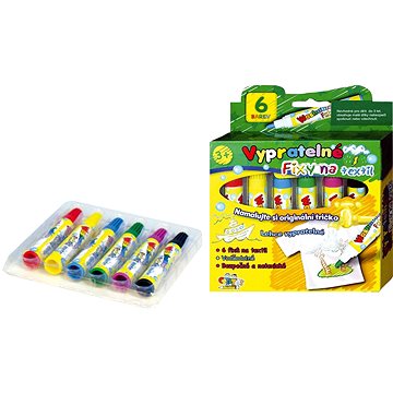 

SMT Creatoys Fixy na textil vypratelné 6ks