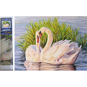 

NORIMPEX Labutě v rákosí 30 × 40 cm