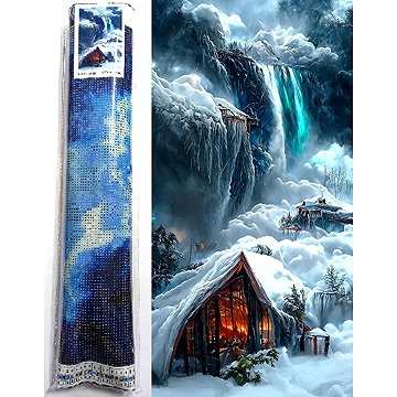 

NORIMPEX Chata v zimě 80 × 40 cm