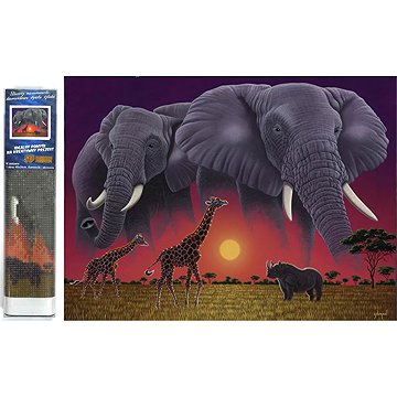 

NORIMPEX Sloni na savaně 30 × 40 cm