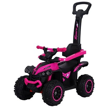 

Baby mix Dětské odrážedlo MegaCar s vodící tyčí růžové