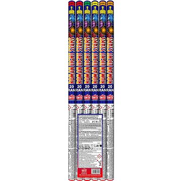 

TARRA Římské svíce 20 ran roman light stars 64 cm 6 ks