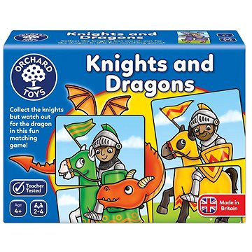 

Orchard Toys Vzdělávací hra - Rytíři a draci