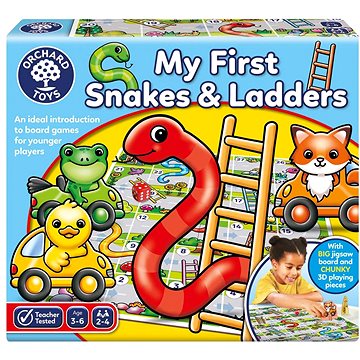 Orchard Toys Vzdělávací hra - Moji první hadi a žebříky
