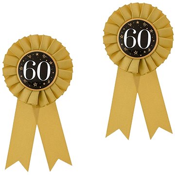Godan Narozeninová brož placka 60 let 2 ks