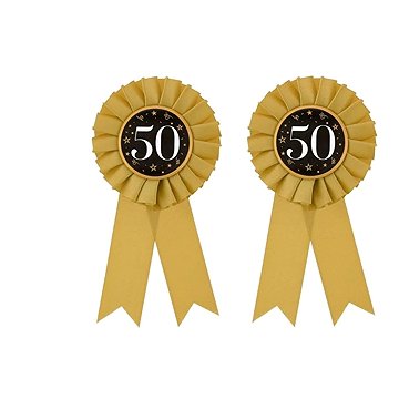 Godan Narozeninová brož placka 50 let 2 ks