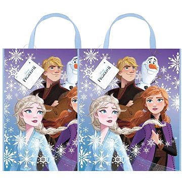 Unique Dárková taška Ledové království 2, plastová - 2 ks