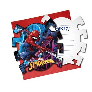 

GODAN Pozvánky s obálkami Spiderman - team up - 6 ks