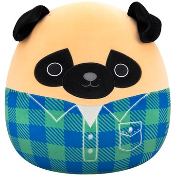 

Squishmallows Mops ve flanelové košili Prince