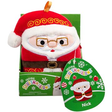 

Squishmallows Vánoční ozdoba Santa s brýlemi Nick