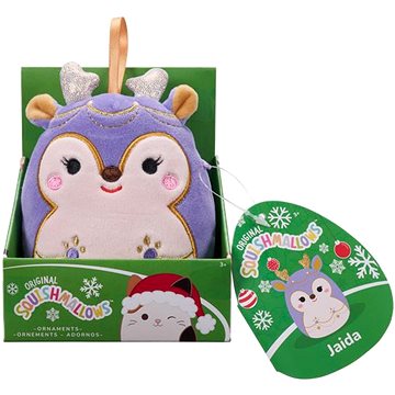 

Squishmallows Vánoční ozdoba Sob s třpytivými parohy Jaida