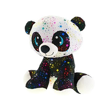 

Mikrotrading Panda Star Sparkle plyšová 35 cm sedící