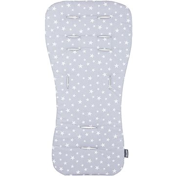 

CHIPOLINO Měkká podložka do kočárku Grey stars