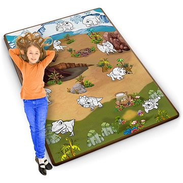 

Ricokids Válcovaná pěnová podložka na vybarvování Dinosauři
