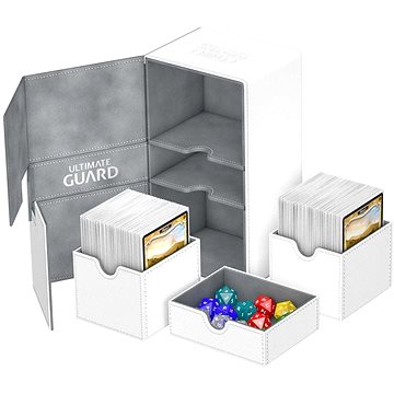 Ultimate Guard - Twin Flip 'n' Tray krabička 200+ (White)