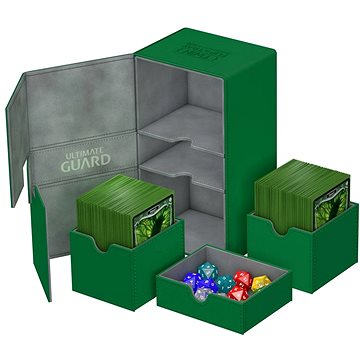 

Ultimate Guard - Twin Flip 'n' Tray krabička 200+ (Green)