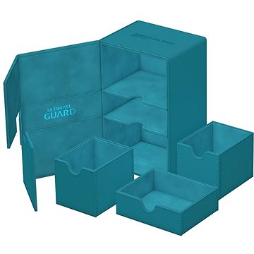 

Ultimate Guard Twin Flip`n`Tray 160+ XenoSkin Monocolor Petrol