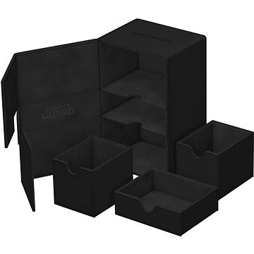 

Ultimate Guard Twin Flip`n`Tray 160+ XenoSkin Monocolor Black