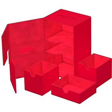 

Ultimate Guard Twin Flip`n`Tray 160+ XenoSkin Monocolor Red