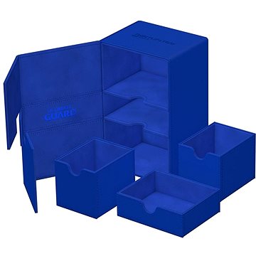 

Ultimate Guard Twin Flip`n`Tray 160+ XenoSkin Monocolor Blue
