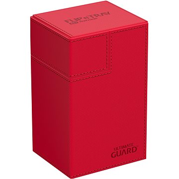 Ultimate Guard Flip`n`Tray 80+ XenoSkin Monocolor Red