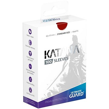 

Ultimate Guard - Katana Sleeves Red 100 obalů