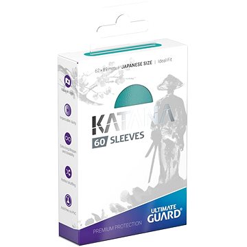 Ultimate Guard - Katana Sleeves Japanese Size Turquoise 60 obalů