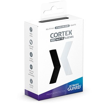 Ultimate Guard - obaly na karty - Cortex Sleeves Standard Size Matte Black 100 ks