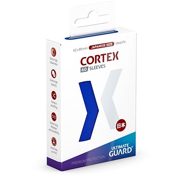 

Ultimate Guard - obaly na karty - Cortex Sleeves Japanese Size Blue 60 ks